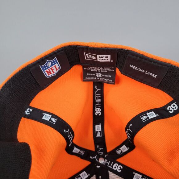 Denver Broncos New Era NFL Team Classic 39THIRTY Orange Blue Flex Hat Size M/L - Picture 9 of 10